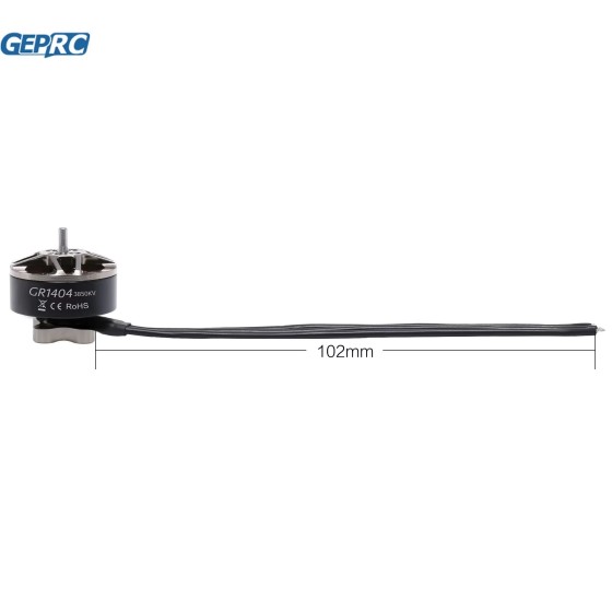 GEPRC GR1404 Motor sin escobillas de metal y plástico para piezas de repuesto de Dron cuadricóptero Cinelog 25 Series
